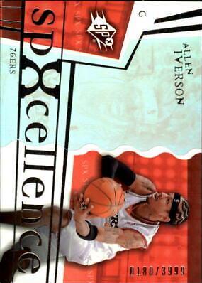 Allen Iverson #91 Basketball Cards 2003 Spx