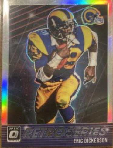 Eric Dickerson #RS-ED Football Cards 2021 Panini Donruss Optic Retro Series