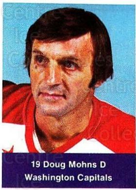 Doug Mohns Hockey Cards 1974 NHL Action Stamps