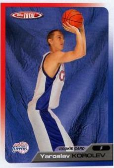 Yaroslav Korolev #259 Basketball Cards 2005 Topps Total