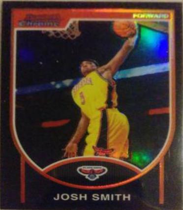 Josh Smith Refractor #5 Basketball Cards 2007 Bowman Chrome
