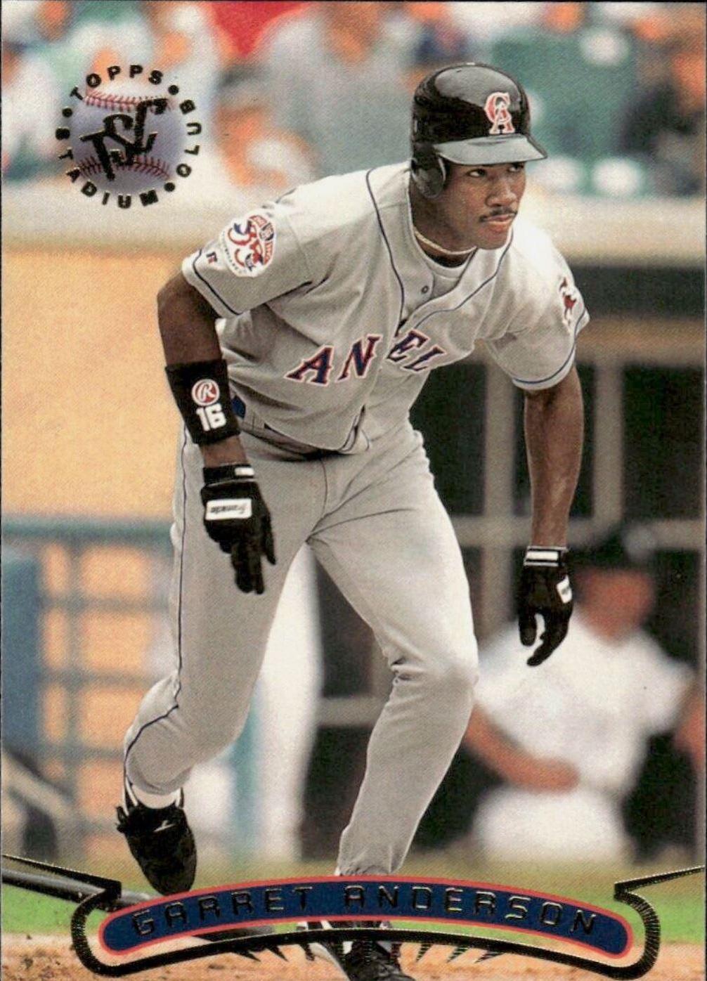 Garret Anderson #3 Baseball Cards 1996 Stadium Club