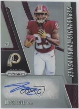 Bryce Love #SE-BRL Football Cards 2019 Panini Prizm Sensational Signatures