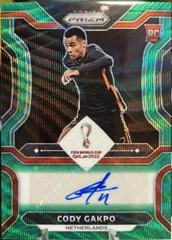 Cody Gakpo [Green Wave] #S-CGK Prices | 2022 Panini Prizm World