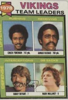 Chuck Foreman, Ahmad Rashad, Bobby Bryant, Mark Mullaney