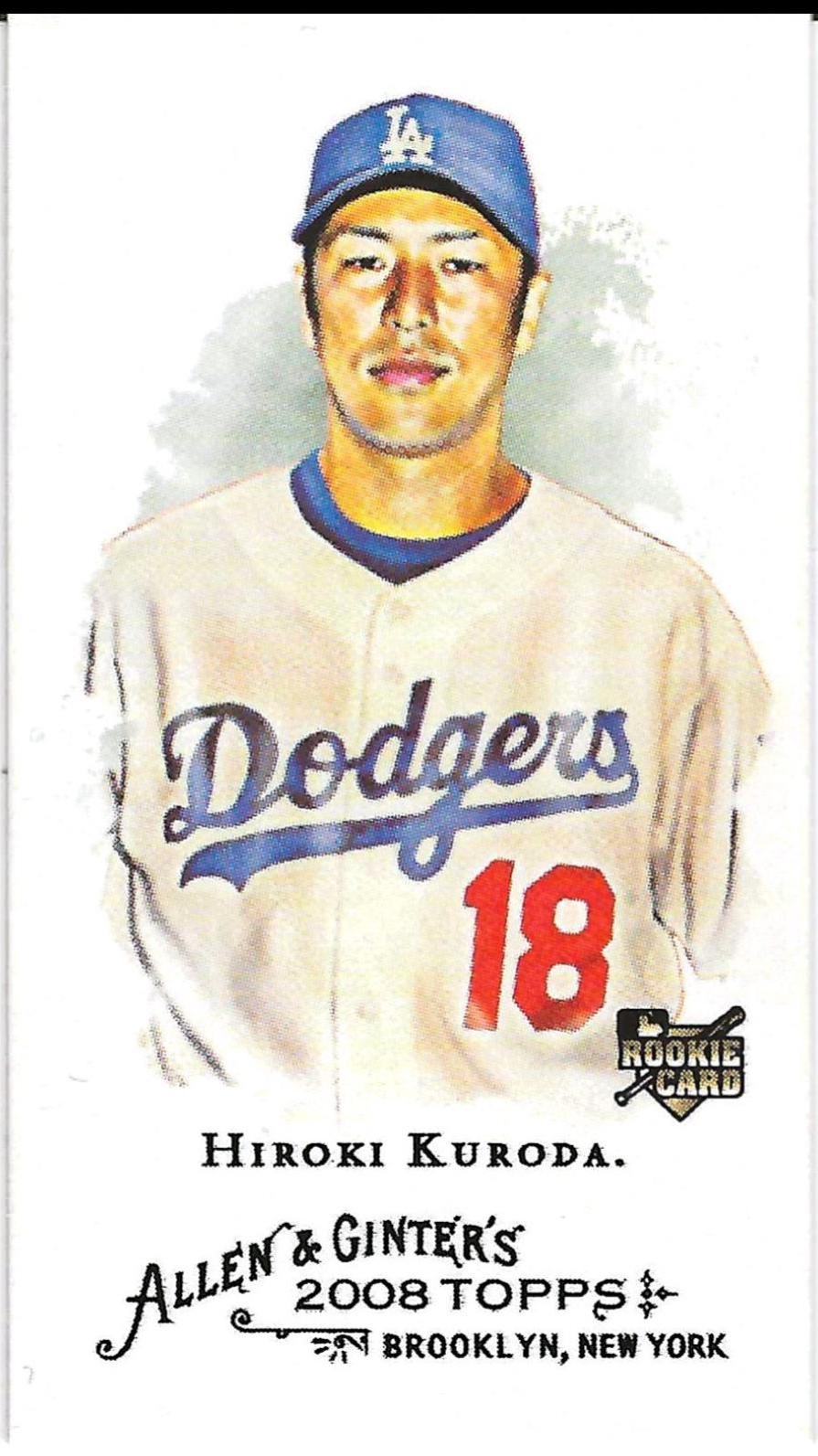 Hiroki Kuroda [Mini Allen & Ginter Back] #16