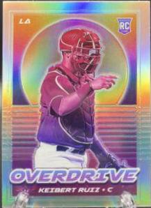 Keibert Ruiz #5 Baseball Cards 2021 Panini Chronicles Overdrive