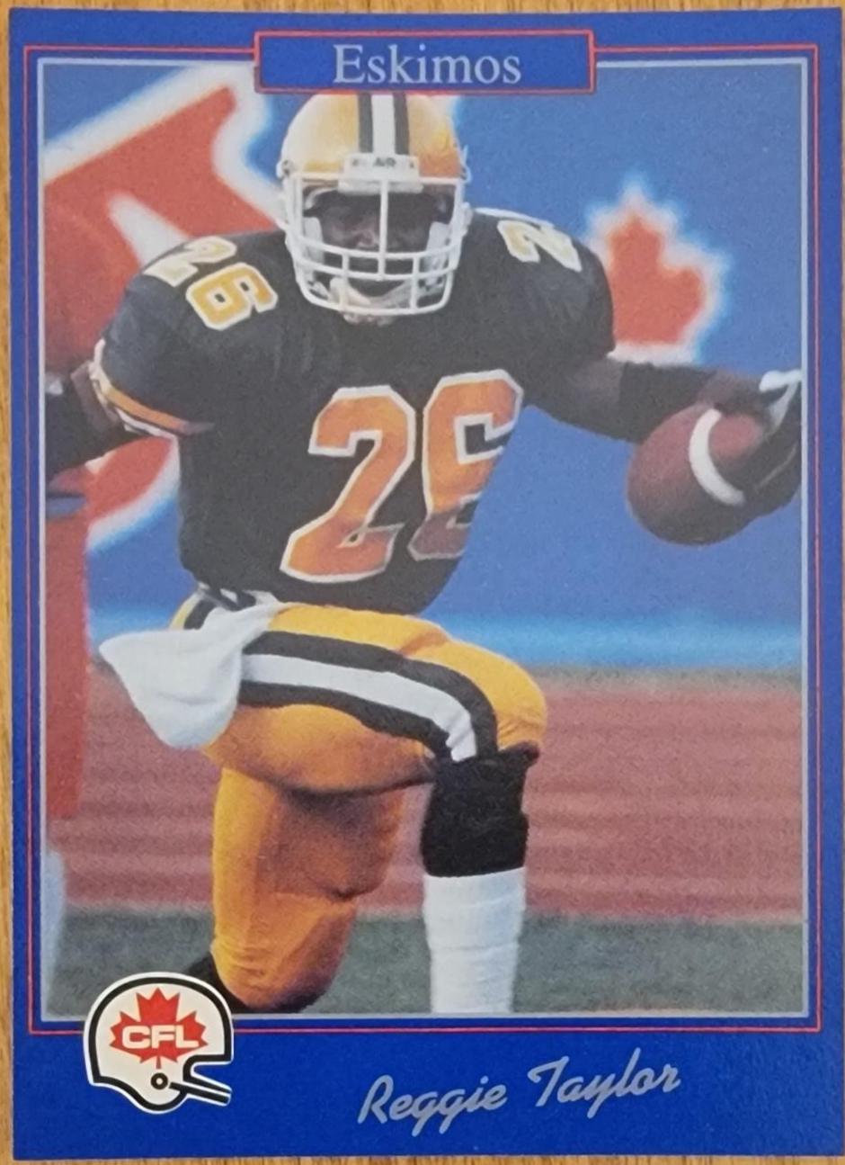 Reggie Taylor #15 1991 Jogo Cfl Football