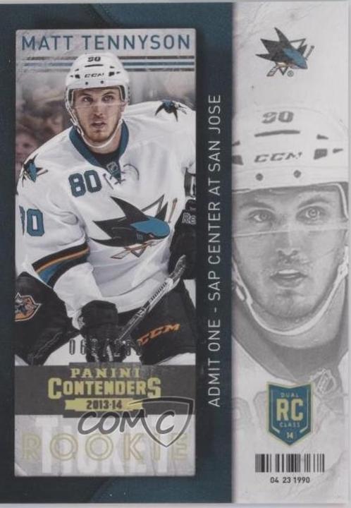 Matt Tennyson #124 2013 Panini Contenders Hockey