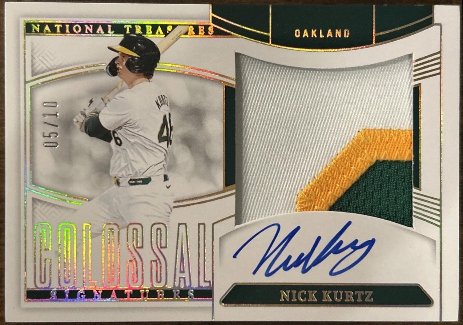 Nick Kurtz [Holo Gold] #6 Prices | 2025 Panini National Treasures ...