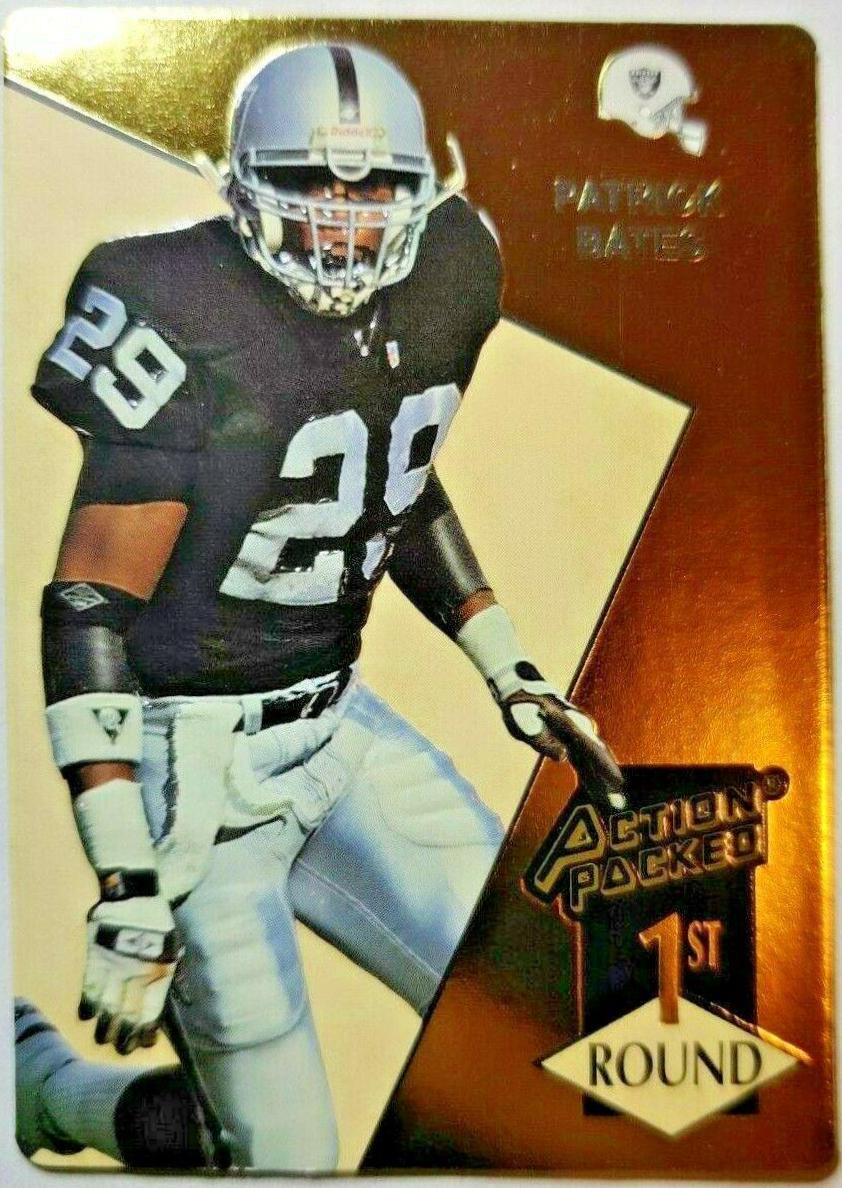 Patrick Bates #174 Football Cards 1993 Action Packed