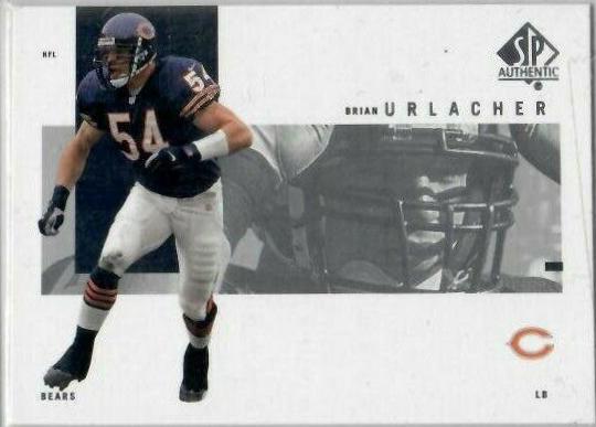Brian Urlacher #18 Football Cards 2001 SP Authentic