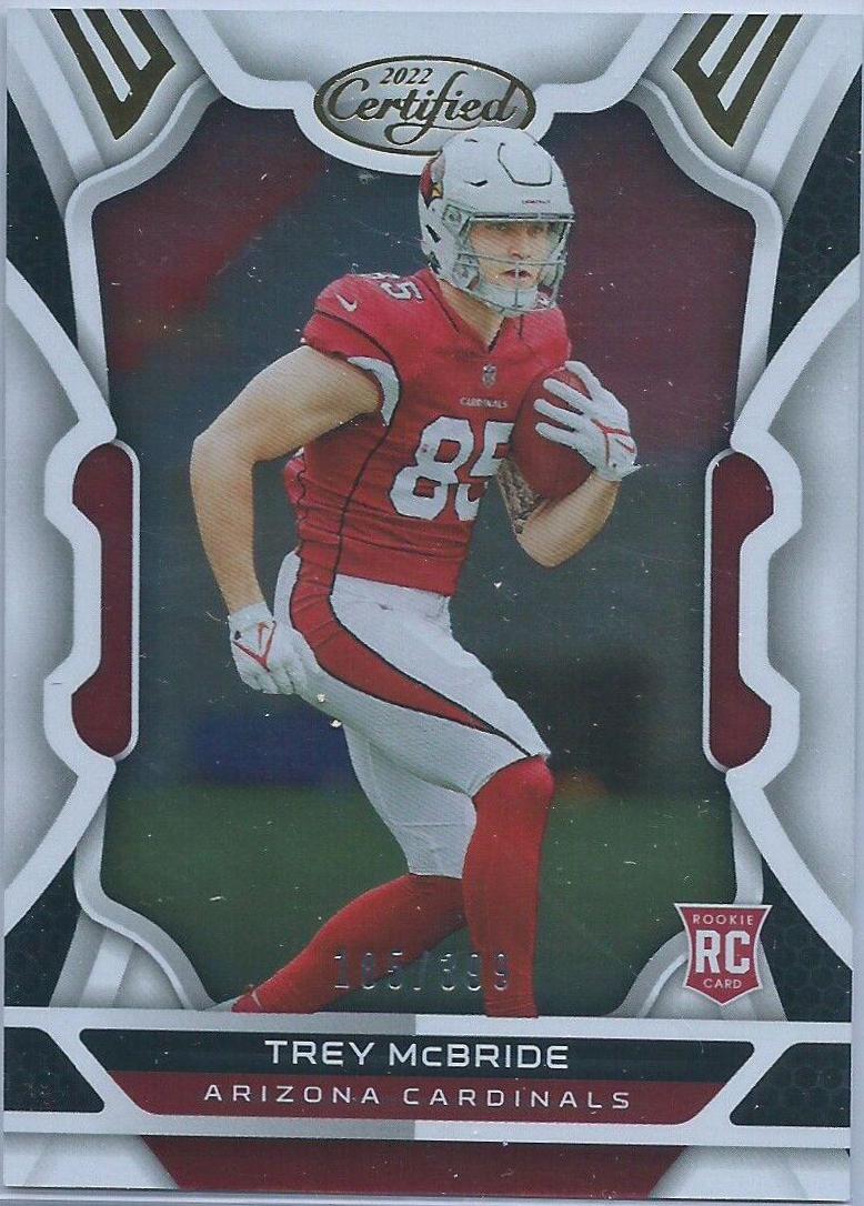 Trey McBride #139 Football Cards 2022 Panini Certified