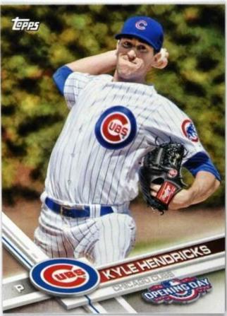 Kyle Hendricks #11 Baseball Cards 2017 Topps Opening Day