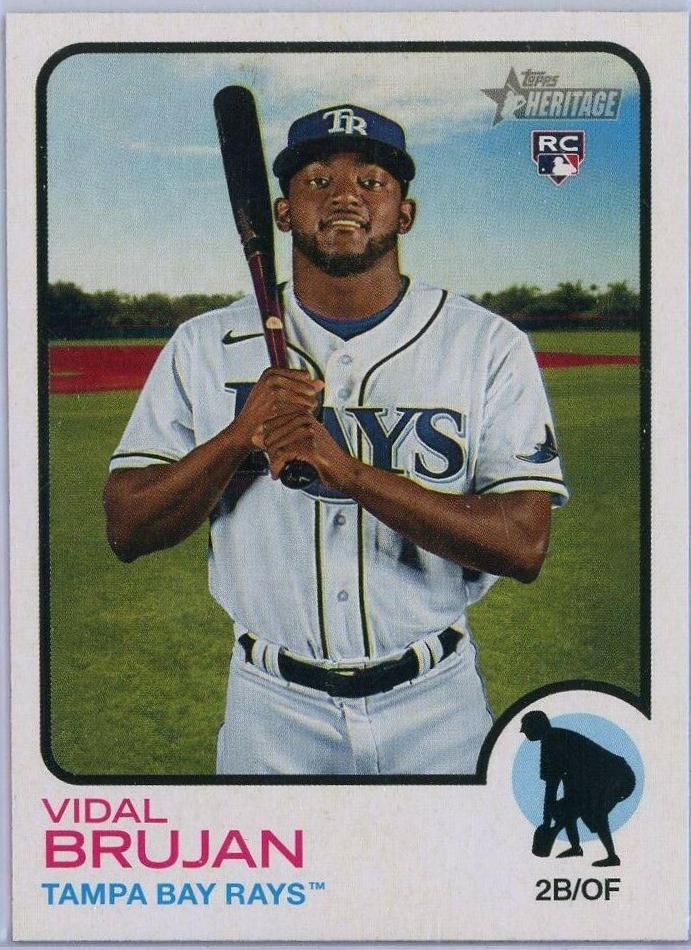 Vidal Brujan #90 Baseball Cards 2022 Topps Heritage