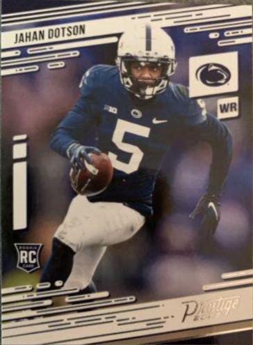 Jahan Dotson #11 Football Cards 2022 Panini Chronicles Draft Picks Prestige