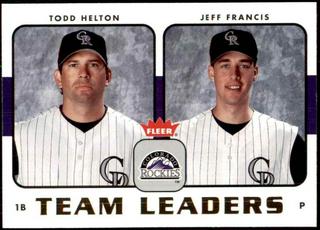 Todd Helton, Jeff Francis
