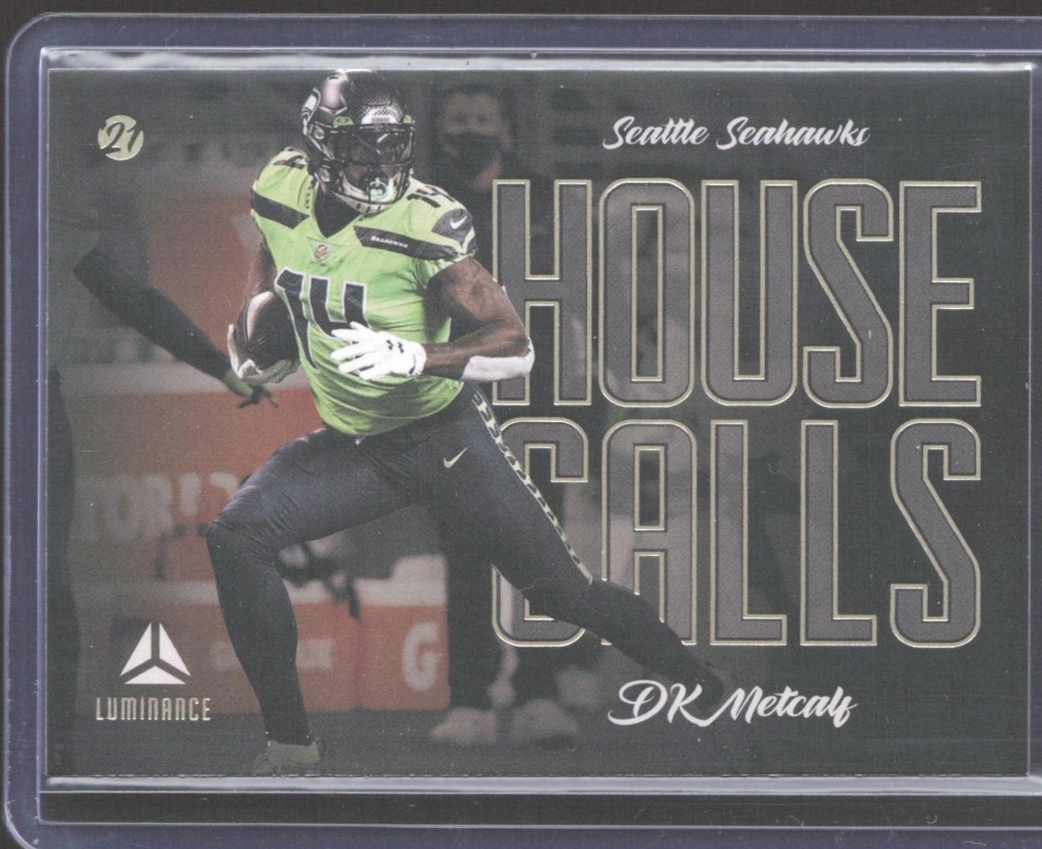 DK Metcalf #HC-2 Football Cards 2021 Panini Luminance House Calls