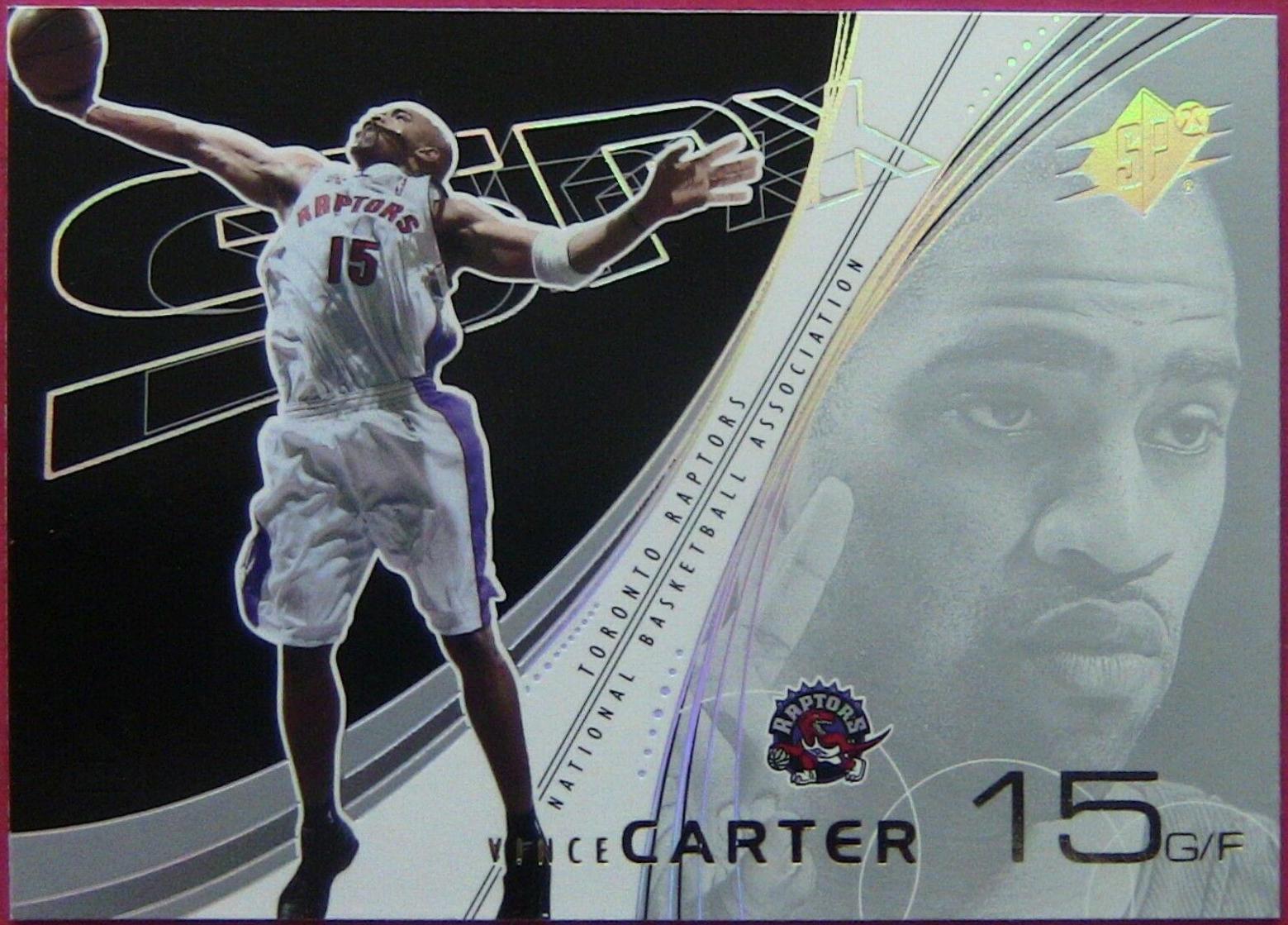 Vince Carter #82 Basketball Cards 2002 Spx