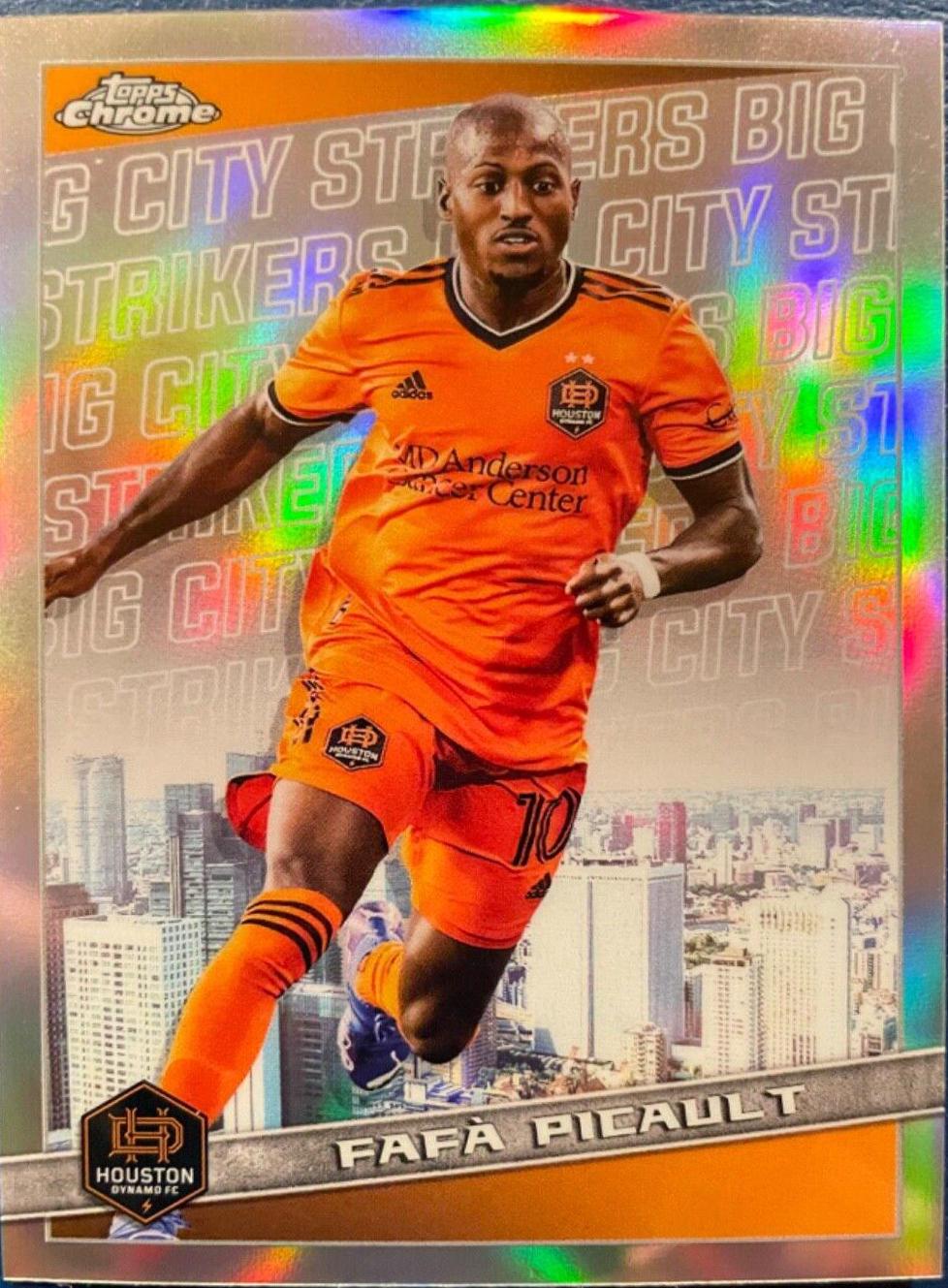 Fafa Picault #BCS-16 Soccer Cards 2022 Topps Chrome MLS Big City Strikers