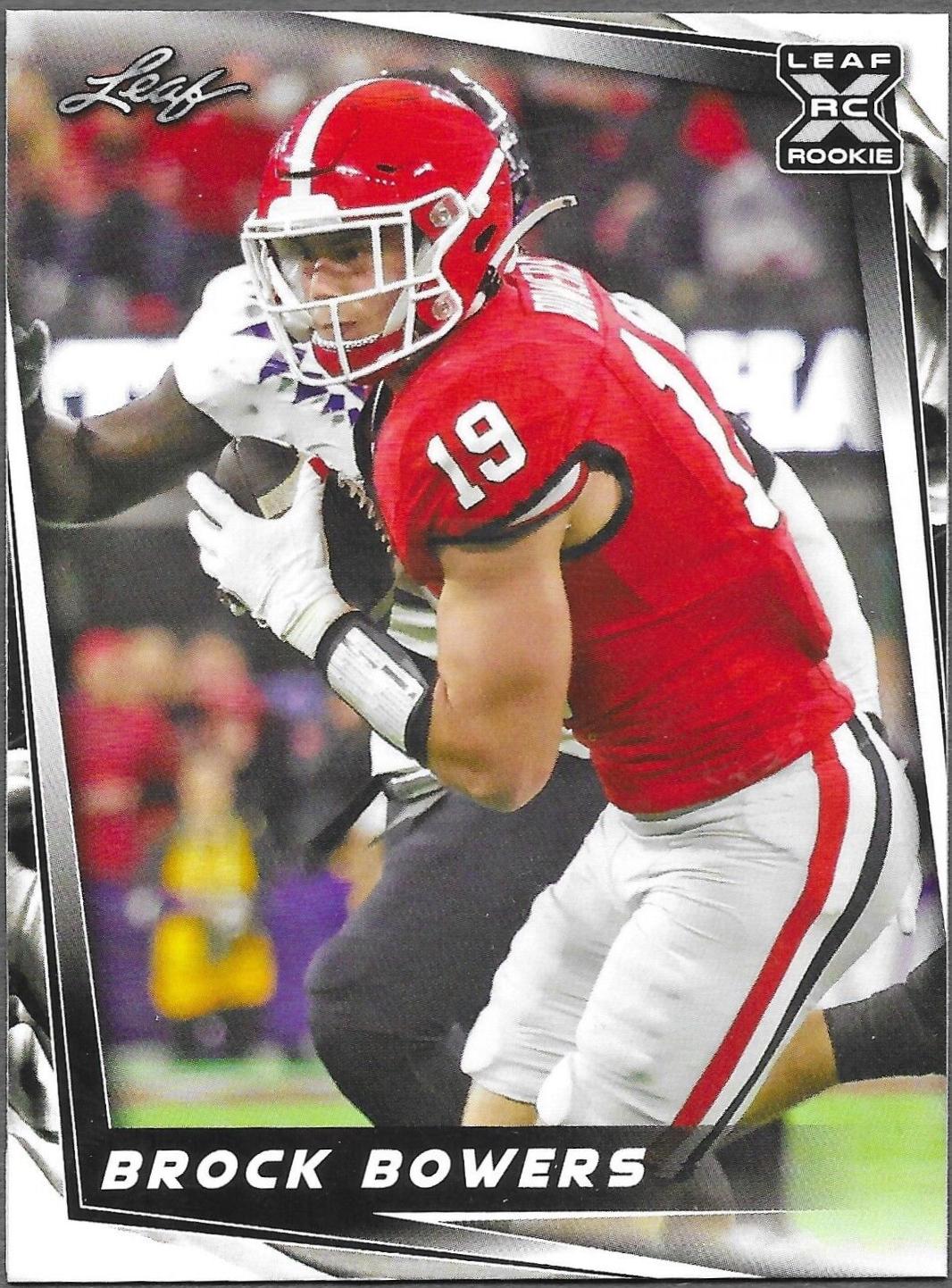 Brock Bowers #9 Football Cards 2024 Leaf