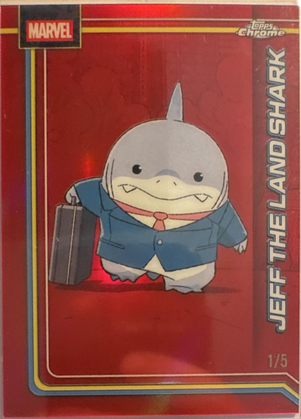 Jeff the Land Shark Red Refractor