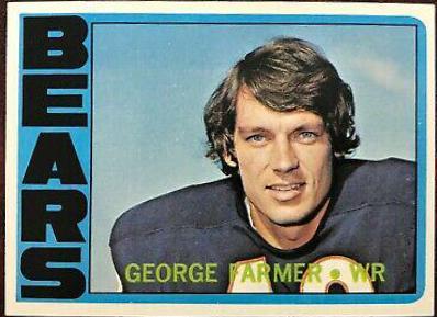 George Farmer #84 Football Cards 1972 Topps