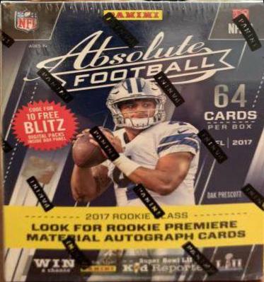 Blaster Box Football Cards 2017 Panini Absolute