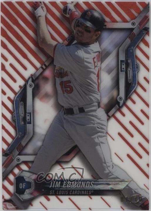 Jim Edmonds [Galactic Diffractor Red] #HT-JE