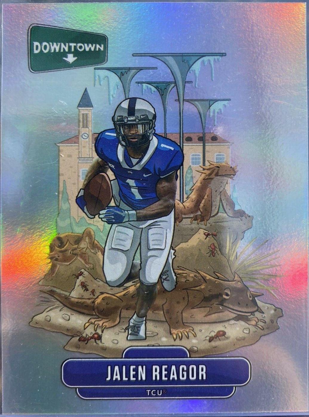 Jalen Reagor #D10 Football Cards 2020 Panini Chronicles Draft Picks Downtown Collegiate