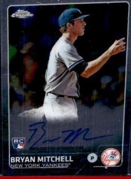Bryan Mitchell #AR-BM Baseball Cards 2015 Topps Chrome Autograph Rookies