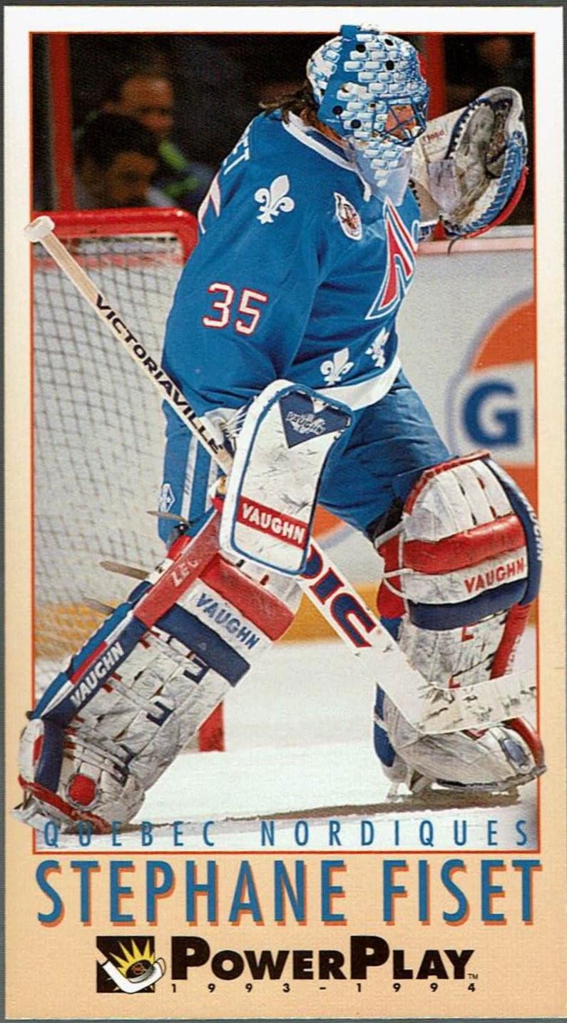 Stephane Fiset #198 Hockey Cards 1993 Fleer Power Play