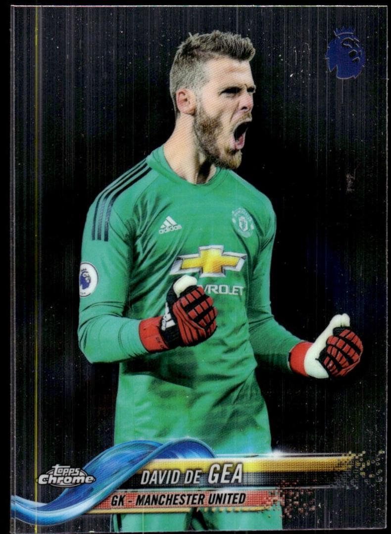 David de Gea #23 2018 Topps Chrome Premier League