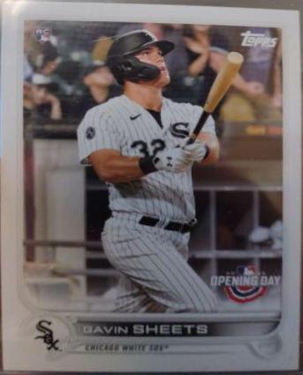 Gavin Sheets #72 Baseball Cards 2022 Topps Opening Day