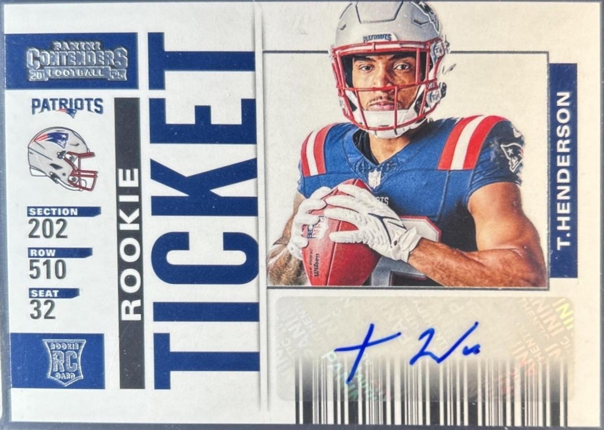 TreVeyon Henderson [Variation] #23 Prices [Rookie] | 2025 Panini Select ...