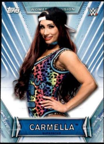 Carmella #22 Wrestling Cards 2019 Topps WWE Women's Division