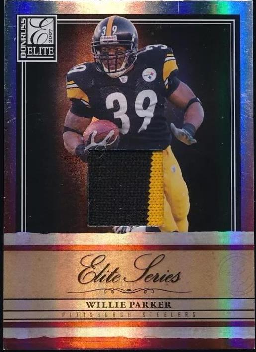 Willie Parker #ES-14 Football Cards 2007 Panini Donruss Elite Series