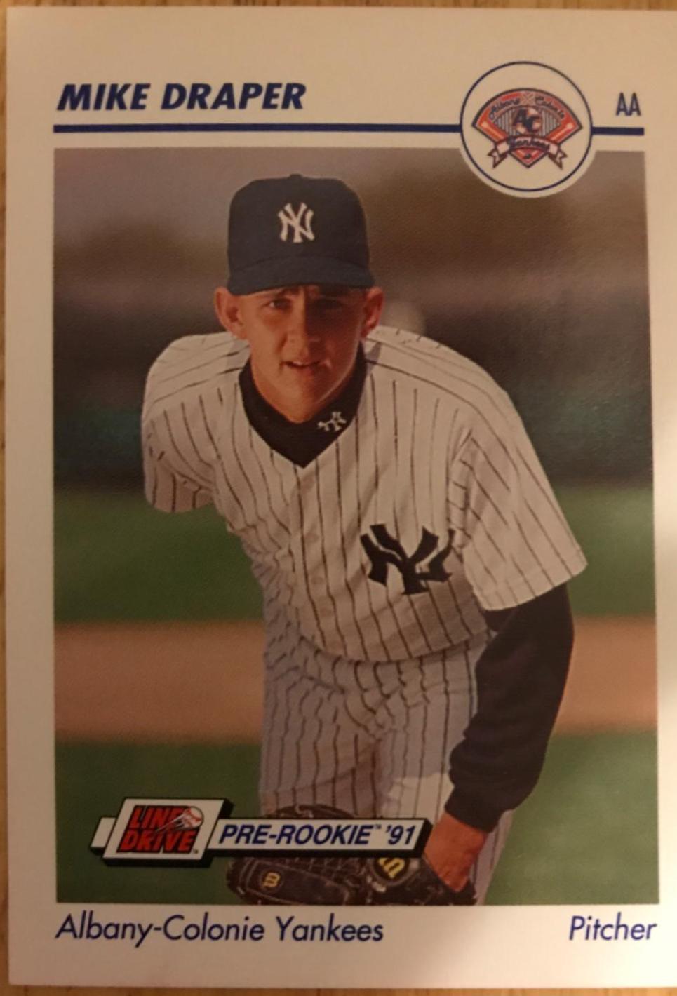 Mike Draper #4 Baseball Cards 1991 Impel Line Drive Pre Rookie AA