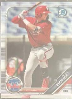 2019 Bowman Alec Bohm Auto Gold 10枚限定　SP 2019 Bowman Alec Bohm Auto Gold 10枚限定SP