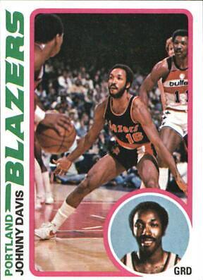Johnny Davis #22 Basketball Cards 1978 Topps