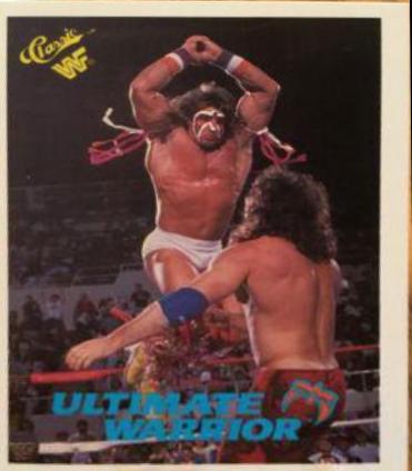 The Ultimate Warrior #61 Wrestling Cards 1989 Classic WWF