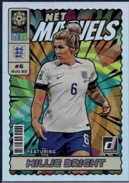 Millie Bright #7 Soccer Cards 2023 Donruss FIFA Women's World Cup Net Marvels