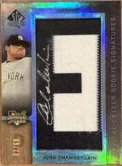 Joba Chamberlain [Letter Patch Autograph] #162 Baseball Cards 2007 SP Authentic Prices