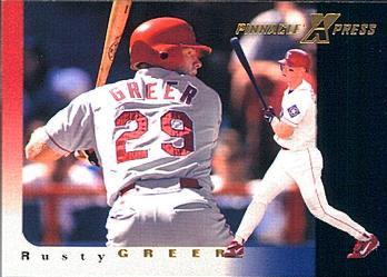 Rusty Greer #22 Baseball Cards 1997 Pinnacle X Press