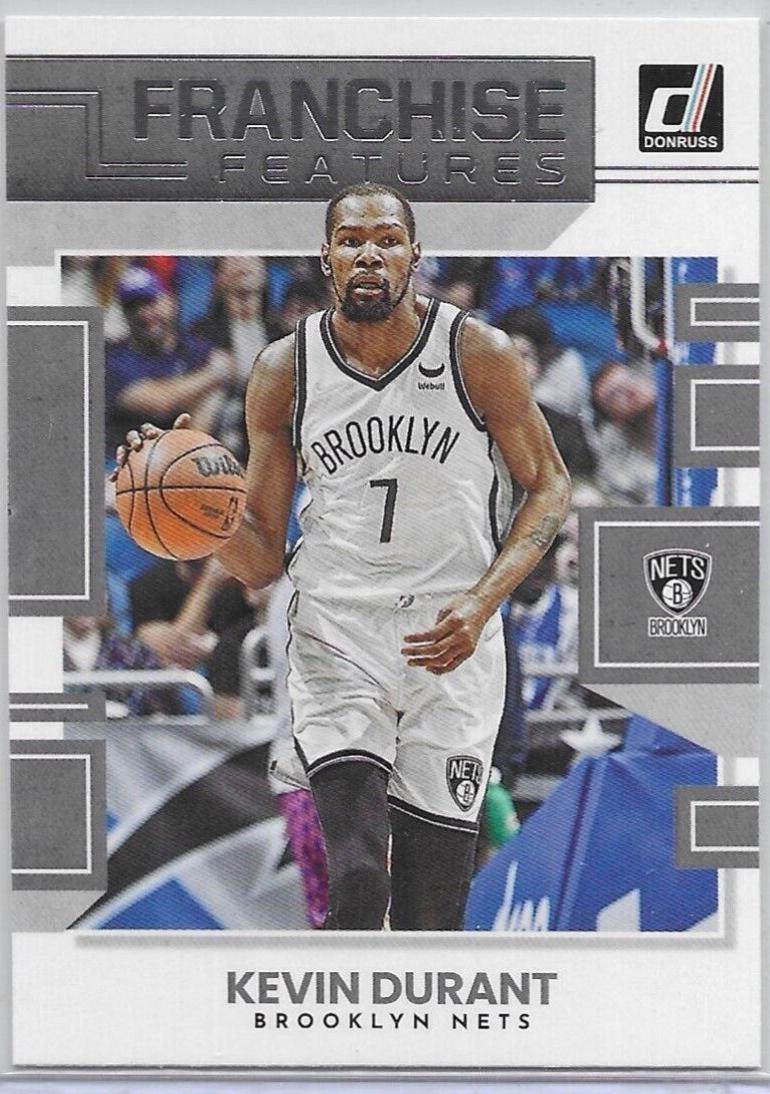 Kevin Durant #2 Basketball Cards 2022 Panini Donruss Franchise Features