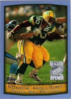 Vonnie Holliday #27 Football Cards 1999 Topps Season Opener