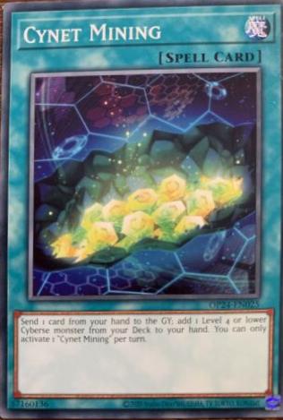 Cynet Mining OP24-EN025 YuGiOh OTS Tournament Pack 24