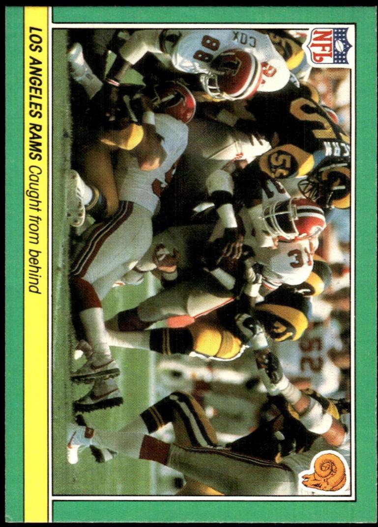 Los Angeles Rams #28 1984 Fleer Team Action Football
