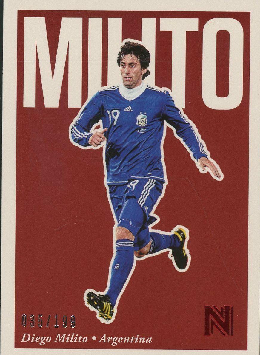 Diego Milito #9 2017 Panini Nobility Soccer