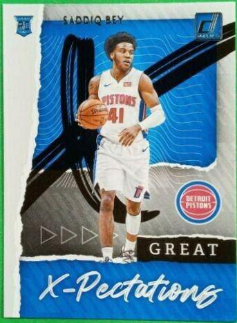 Saddiq Bey #19 Basketball Cards 2020 Donruss Great X-Pectations